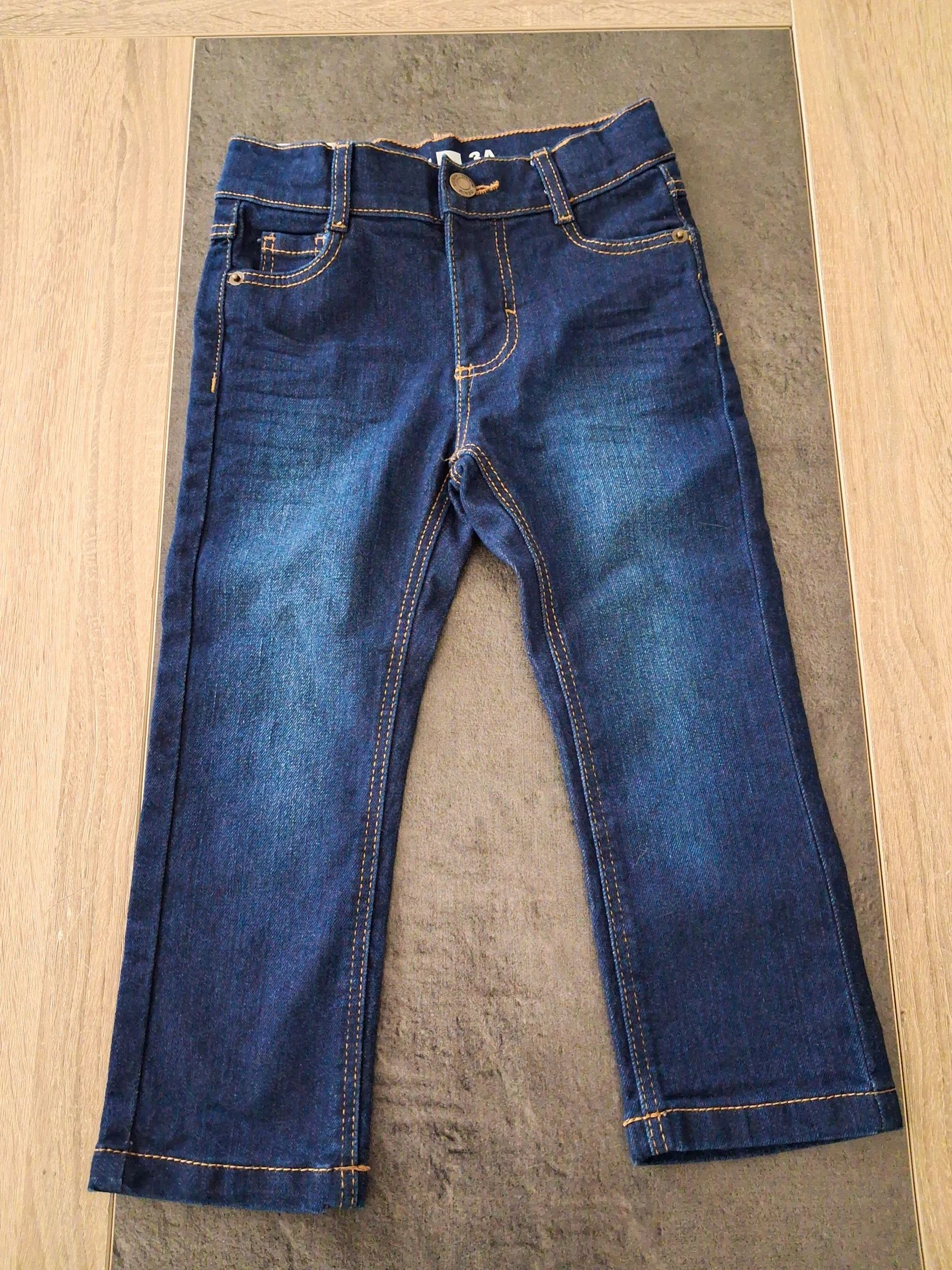 Jean droit regular bleu brut Tissaia 3 ans (98 cm) - Neuf avec étiquette